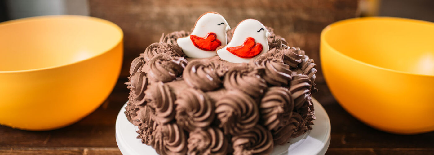 Chocolate Cake Cookies in Glaze